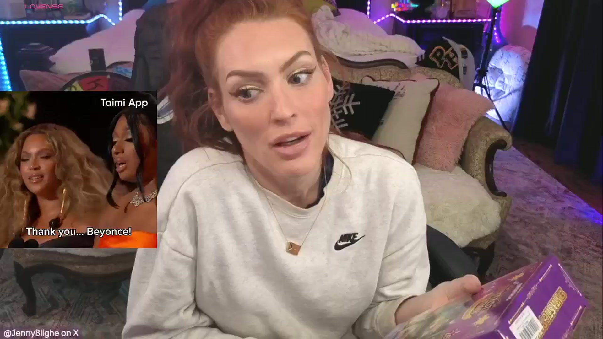 Gallery image thumbnail from JennyBlighe's myfreecams stream on, 12/21/2025, 19:06 image 7 of 20