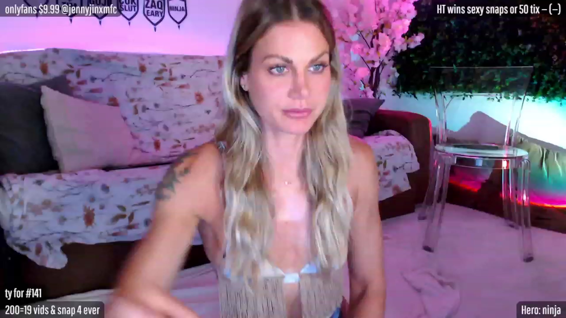 Gallery image thumbnail from JennyJinx's myfreecams stream on, 04/20/2023, 05:06 image 1 of 20
