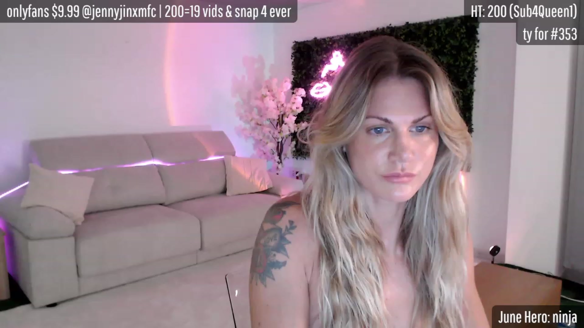 Gallery image thumbnail from JennyJinx's myfreecams stream on, 06/12/2023, 17:58 image 1 of 20