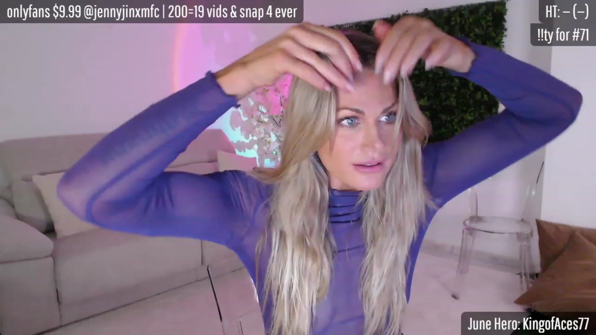 Gallery image thumbnail from JennyJinx's myfreecams stream on, 06/15/2023, 23:19 image 1 of 20