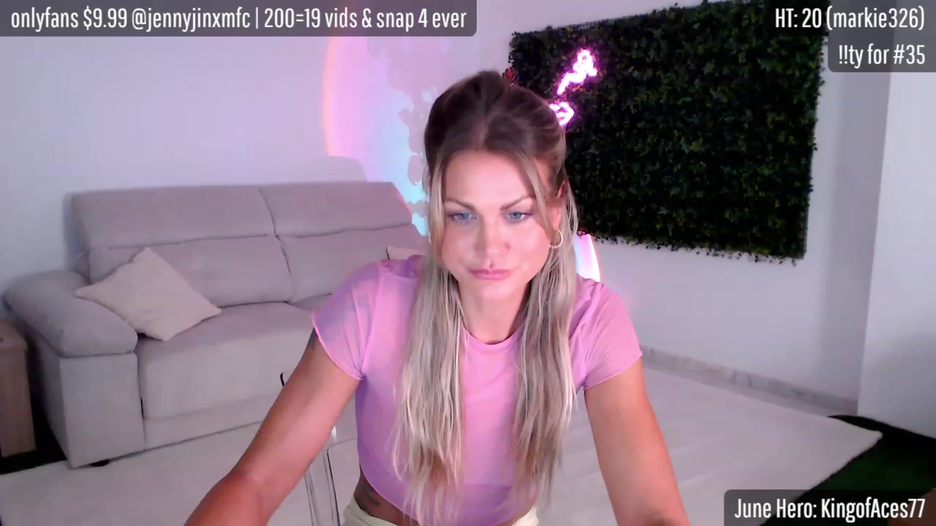 Gallery image thumbnail from JennyJinx's myfreecams stream on, 06/22/2023, 14:55 image 18 of 20