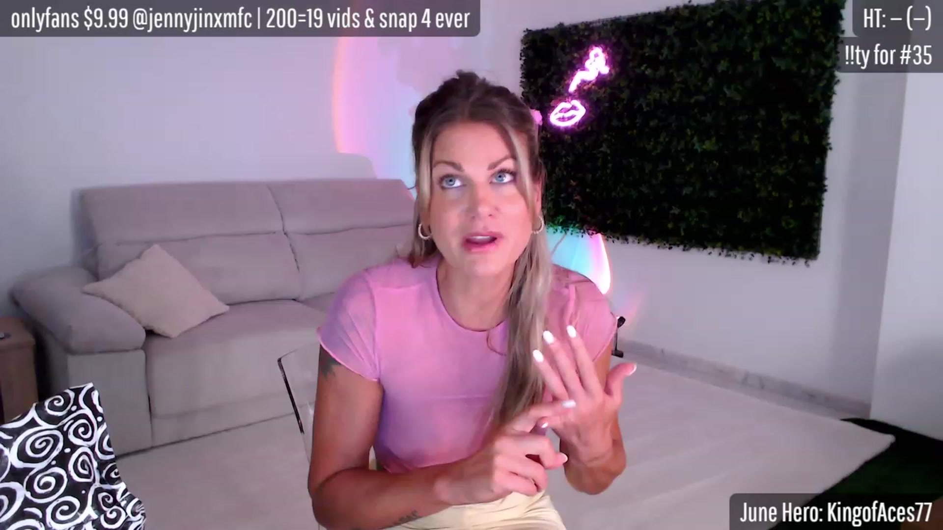 Gallery image thumbnail from JennyJinx's myfreecams stream on, 06/22/2023, 14:55 image 5 of 20