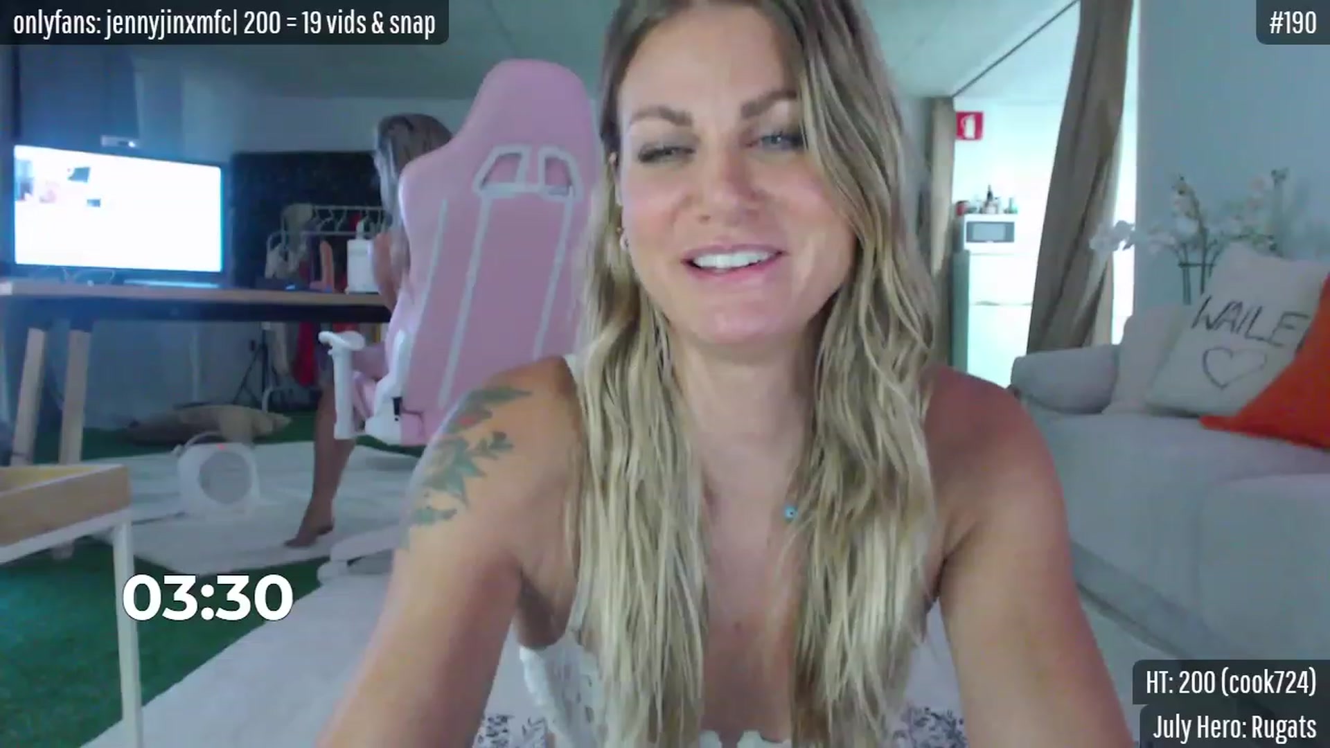 Gallery image thumbnail from JennyJinx's myfreecams stream on, 07/18/2023, 21:09 image 18 of 20
