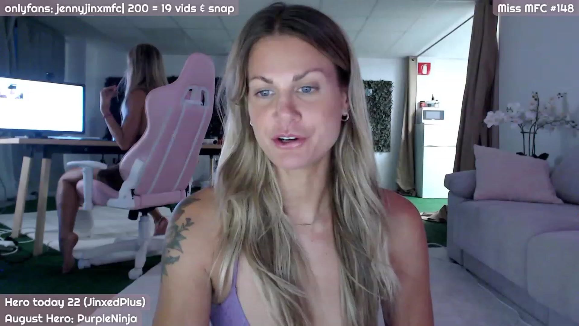 Gallery image thumbnail from JennyJinx's myfreecams stream on, 08/03/2023, 20:33 image 5 of 20