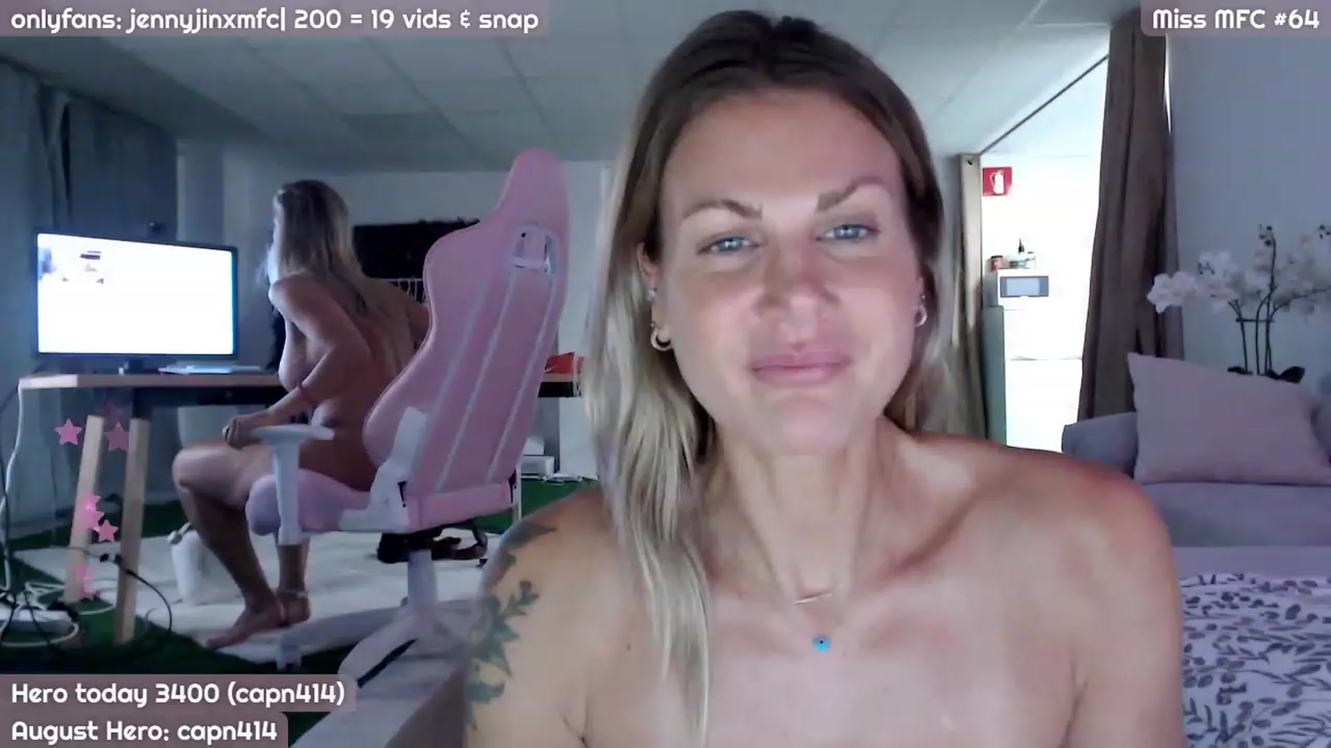 Gallery image thumbnail from JennyJinx's myfreecams stream on, 08/03/2023, 21:51 image 4 of 20