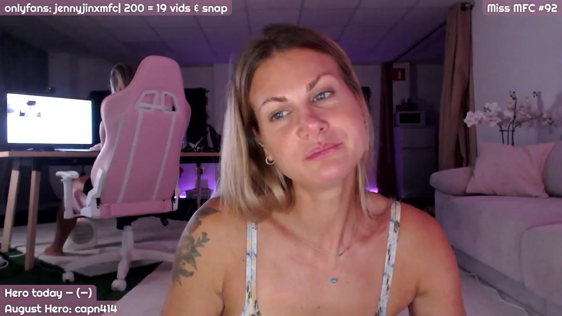 Gallery image thumbnail from JennyJinx's myfreecams stream on, 08/07/2023, 20:29 image 5 of 20