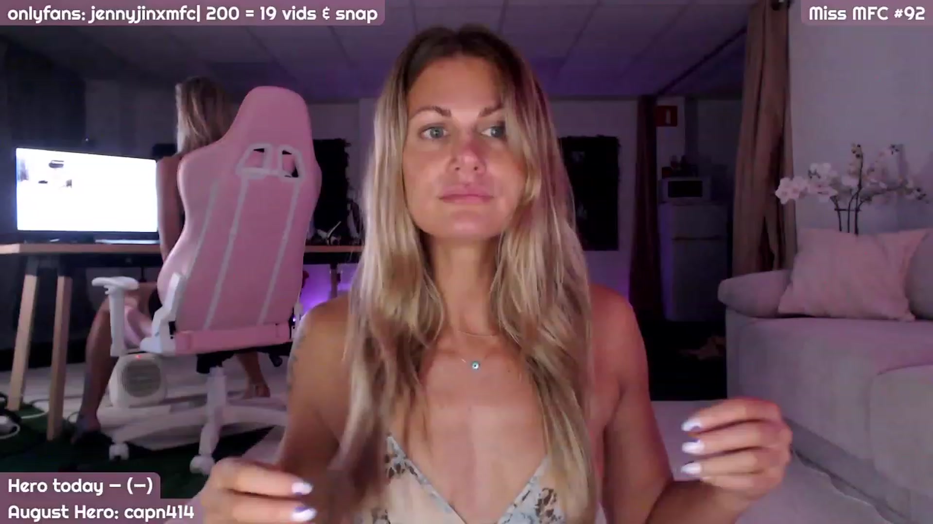 Gallery image thumbnail from JennyJinx's myfreecams stream on, 08/07/2023, 20:29 image 7 of 20
