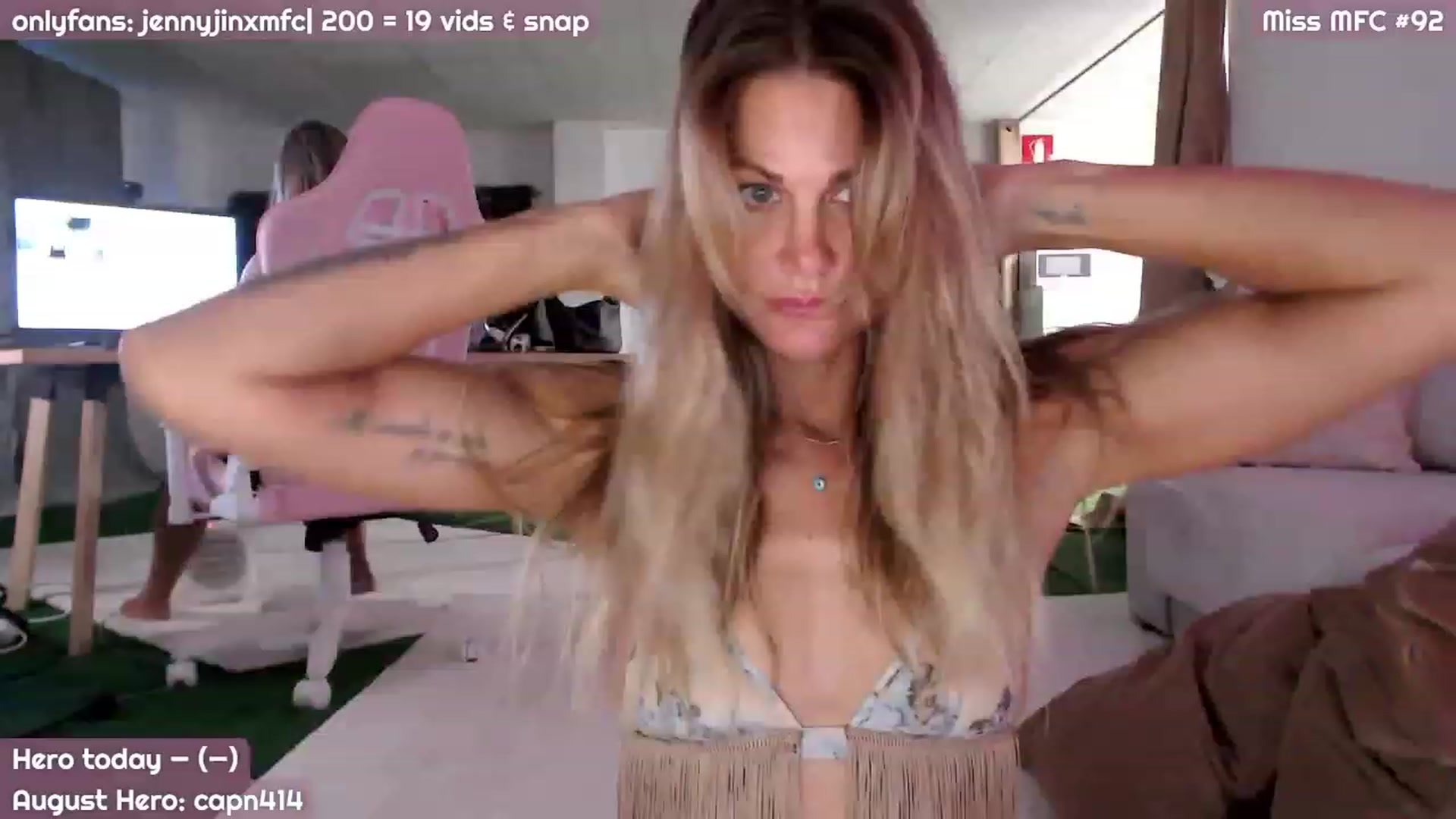 Gallery image thumbnail from JennyJinx's myfreecams stream on, 08/07/2023, 20:29 image 2 of 20