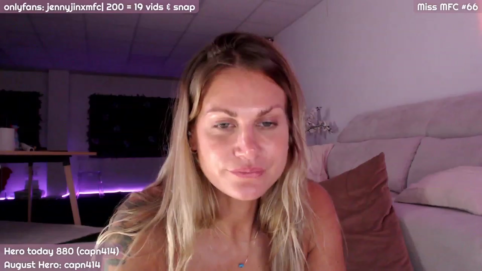 Gallery image thumbnail from JennyJinx's myfreecams stream on, 08/08/2023, 01:18 image 11 of 20