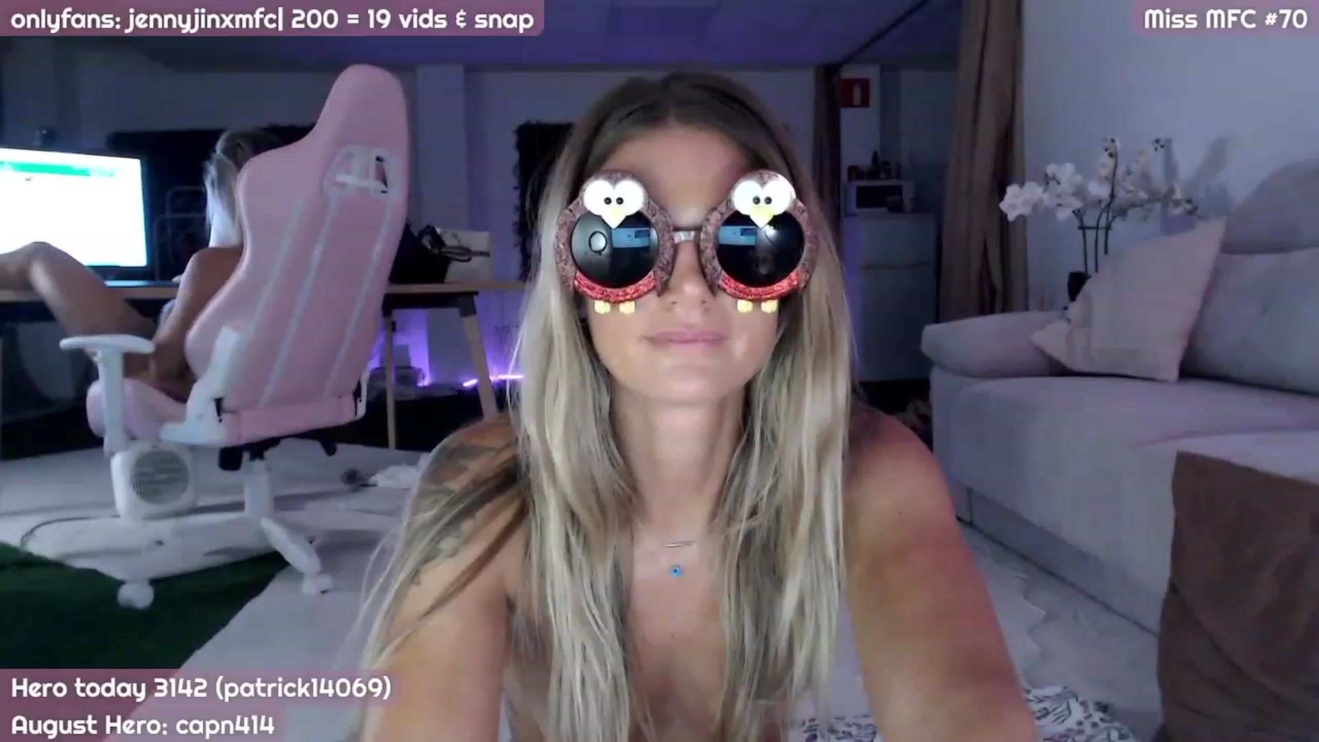 Gallery image thumbnail from JennyJinx's myfreecams stream on, 08/09/2023, 21:24 image 15 of 20