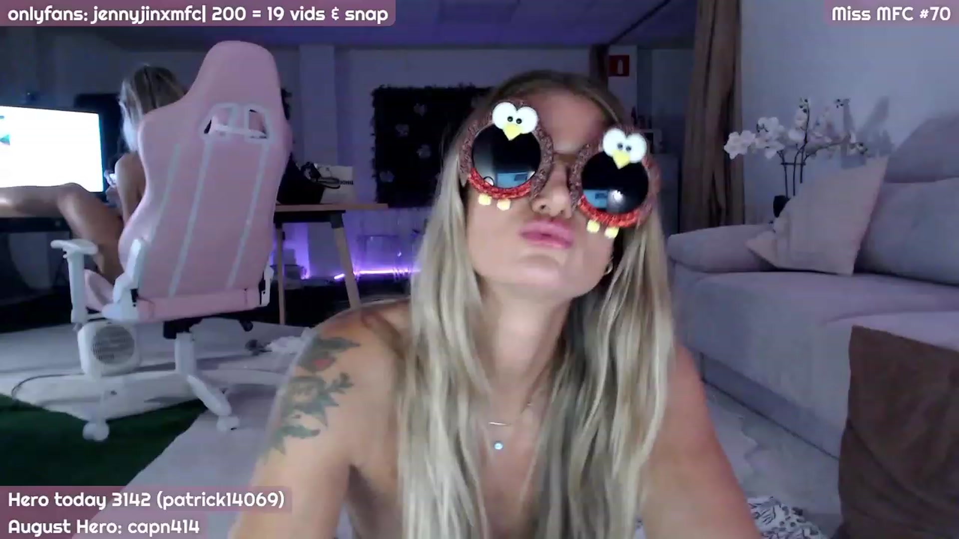 Gallery image thumbnail from JennyJinx's myfreecams stream on, 08/09/2023, 21:24 image 18 of 20