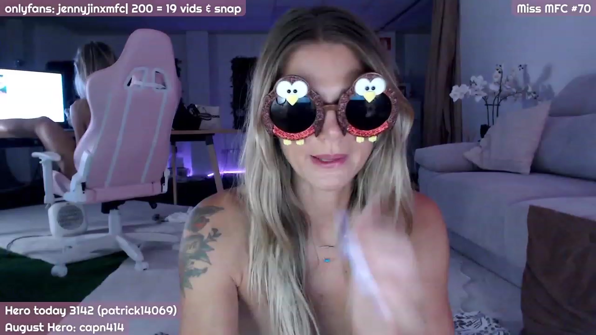 Gallery image thumbnail from JennyJinx's myfreecams stream on, 08/09/2023, 21:24 image 19 of 20