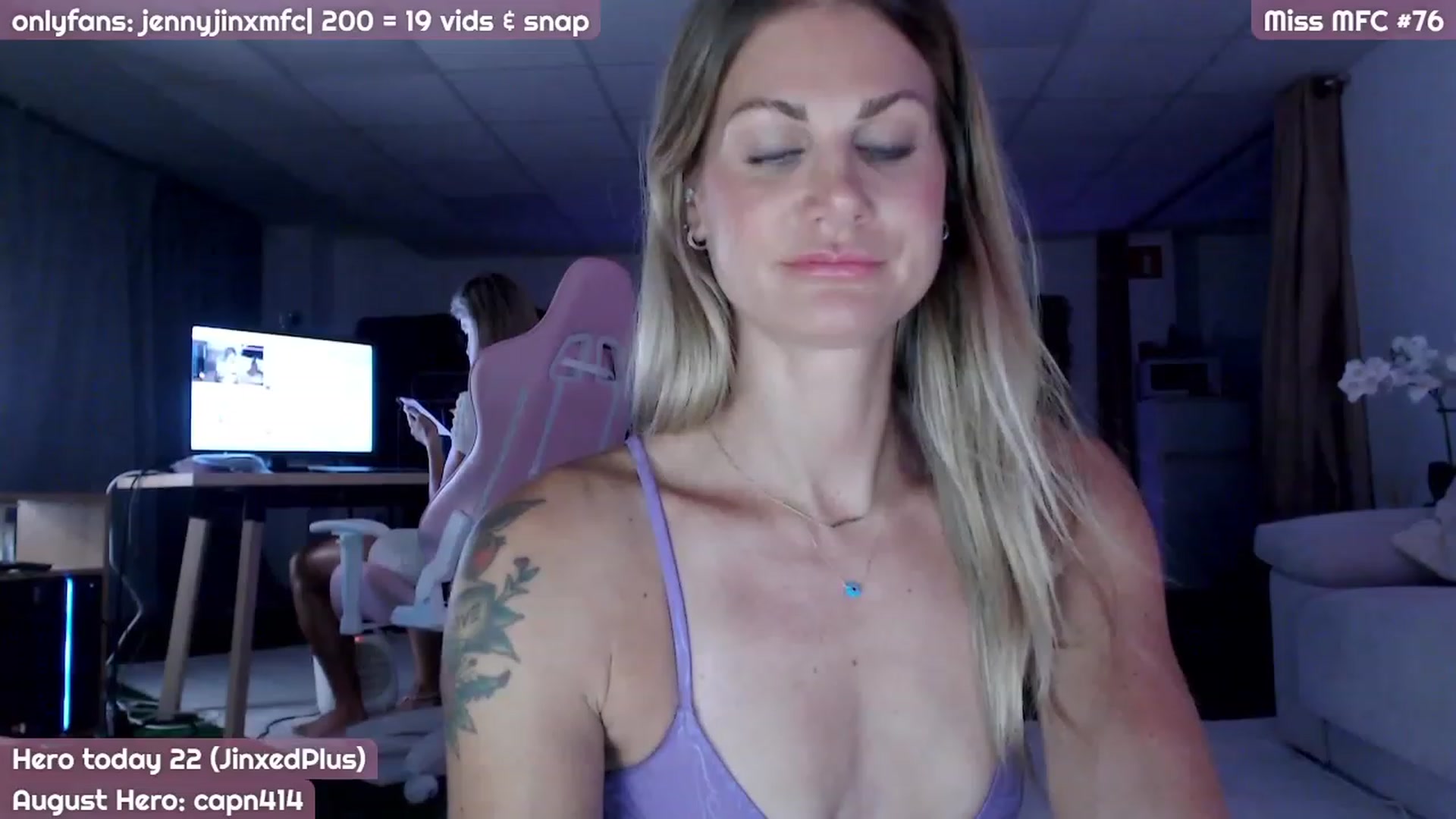 Gallery image thumbnail from JennyJinx's myfreecams stream on, 08/11/2023, 20:23 image 6 of 20