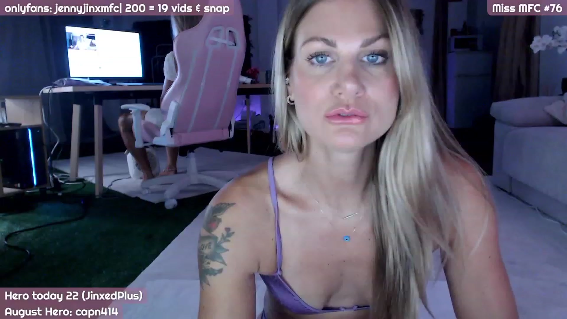 Gallery image thumbnail from JennyJinx's myfreecams stream on, 08/11/2023, 20:23 image 4 of 20