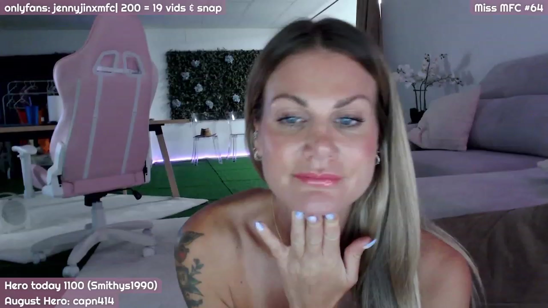 Gallery image thumbnail from JennyJinx's myfreecams stream on, 08/11/2023, 21:53 image 19 of 20