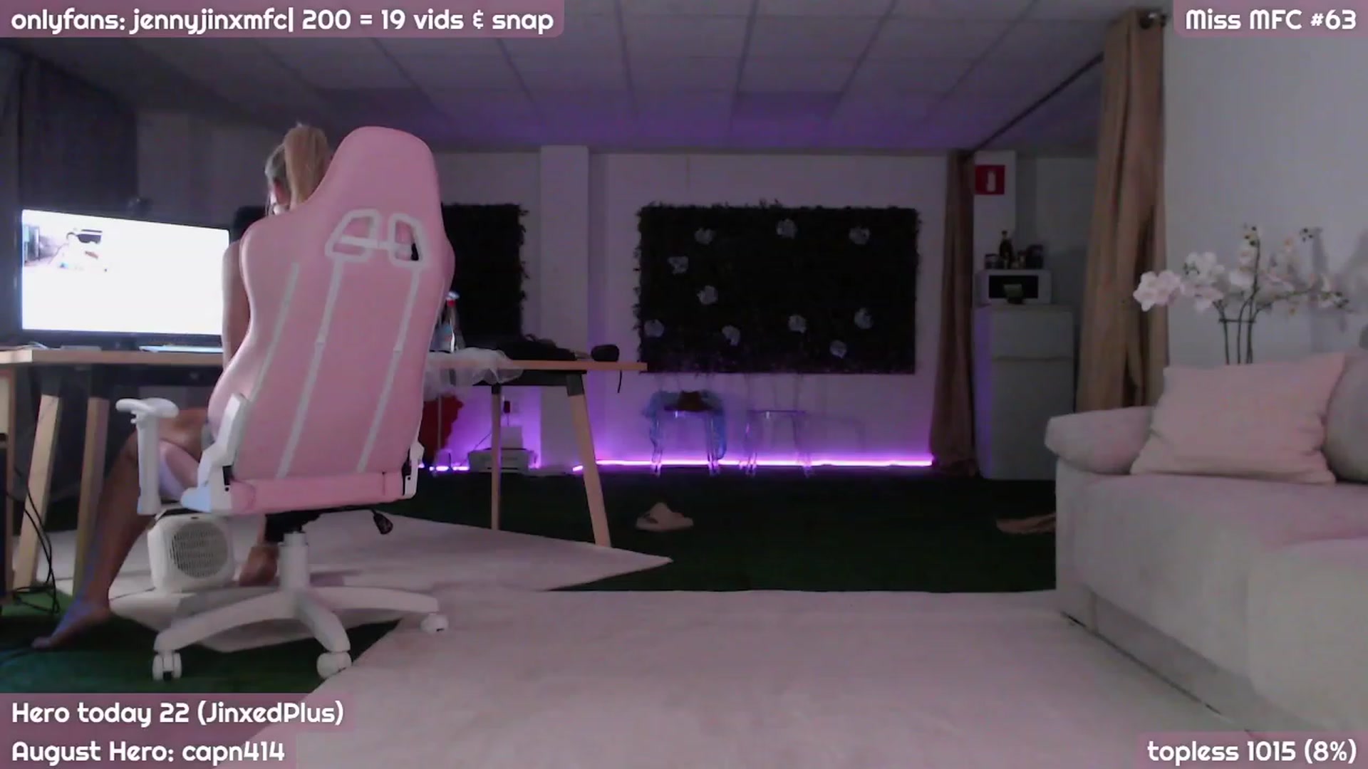 Gallery image thumbnail from JennyJinx's myfreecams stream on, 08/15/2023, 20:31 image 9 of 20