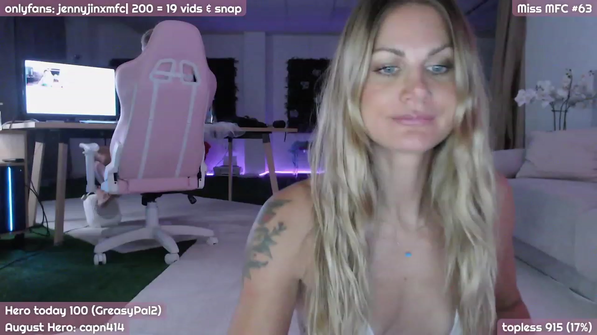 Gallery image thumbnail from JennyJinx's myfreecams stream on, 08/15/2023, 20:31 image 10 of 20
