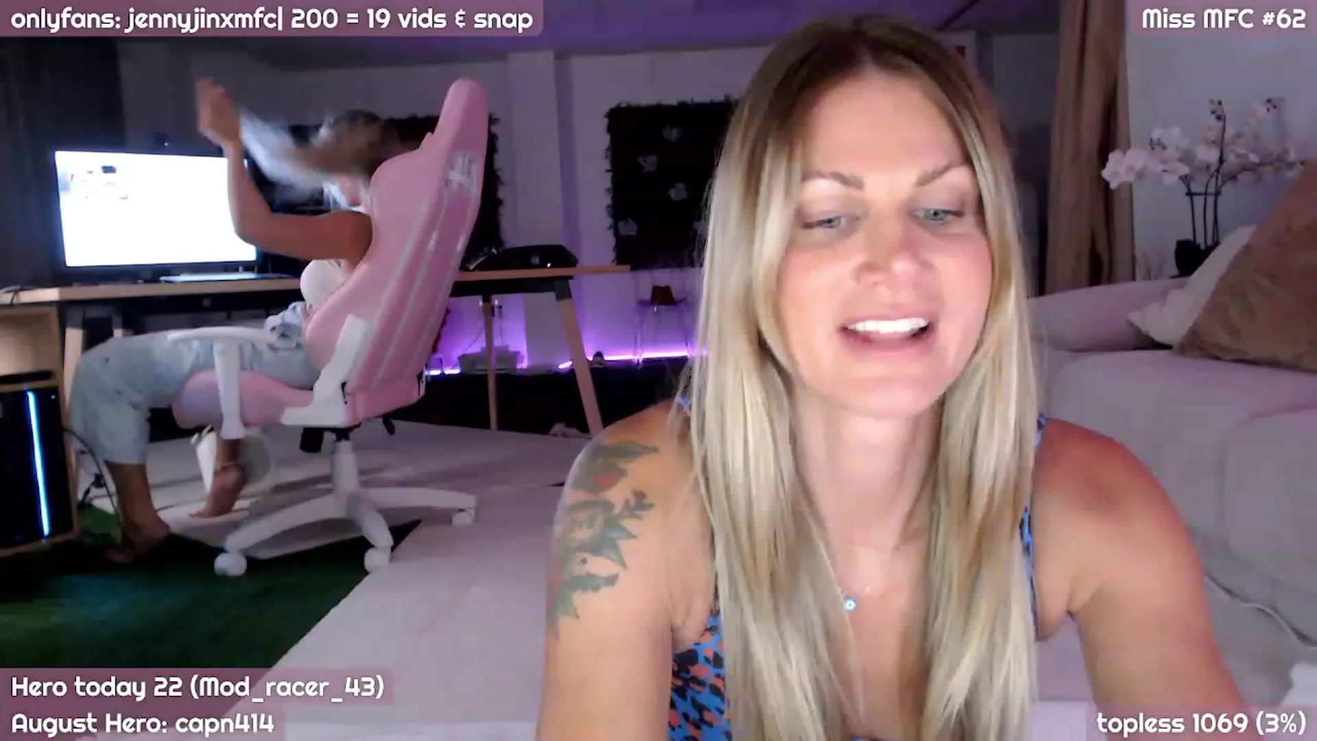 Gallery image thumbnail from JennyJinx's myfreecams stream on, 08/17/2023, 21:24 image 6 of 20