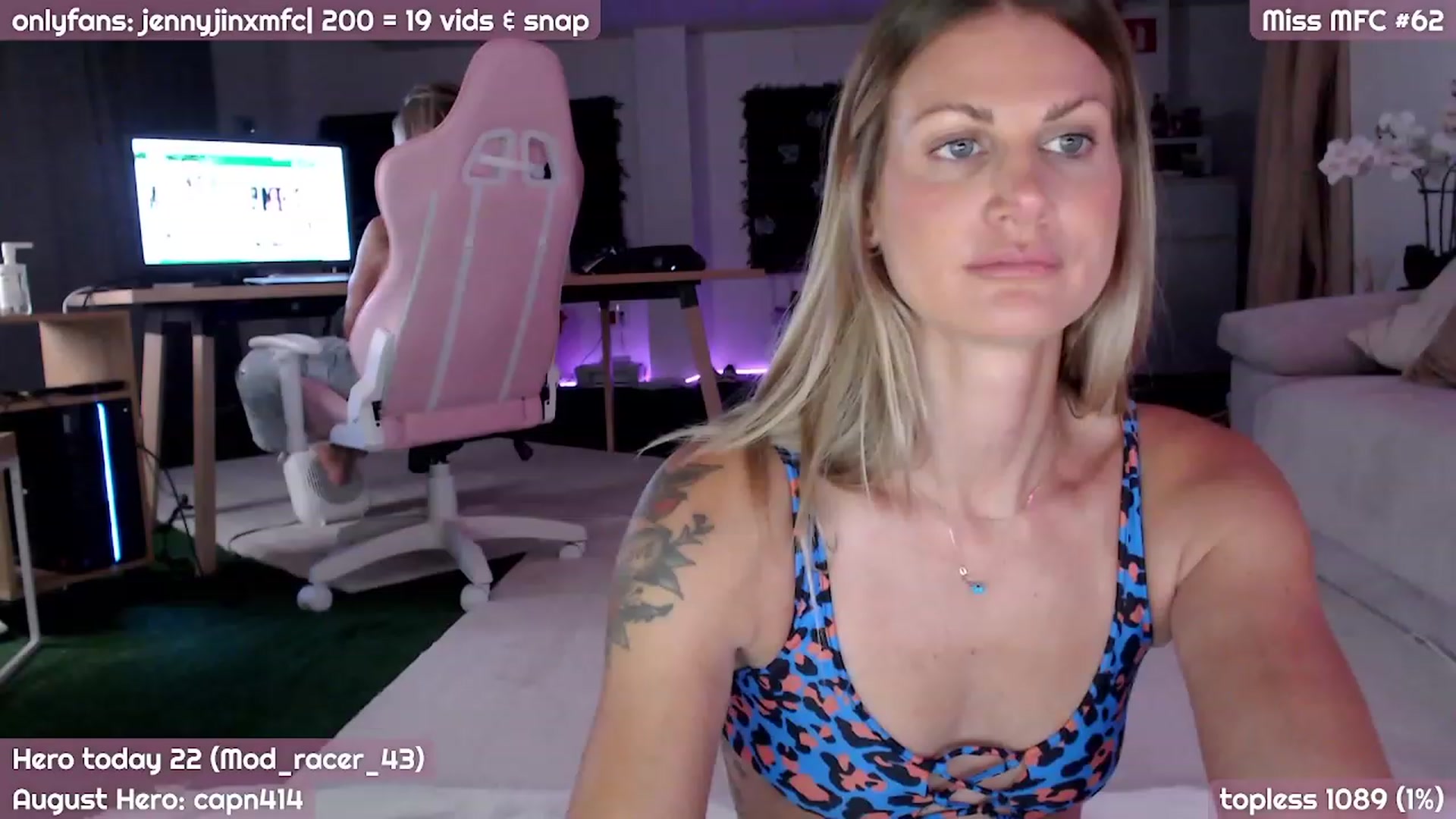Gallery image thumbnail from JennyJinx's myfreecams stream on, 08/17/2023, 21:24 image 5 of 20