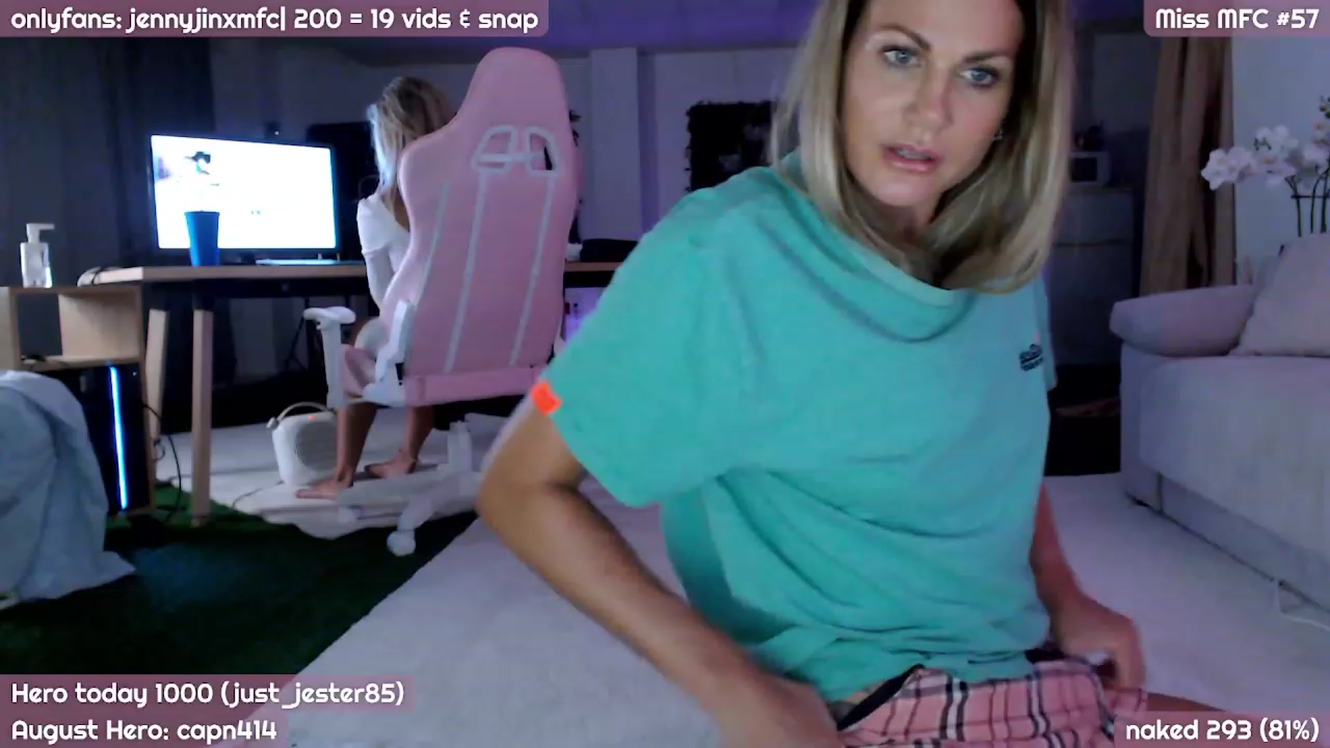 Gallery image thumbnail from JennyJinx's myfreecams stream on, 08/18/2023, 21:15 image 13 of 20