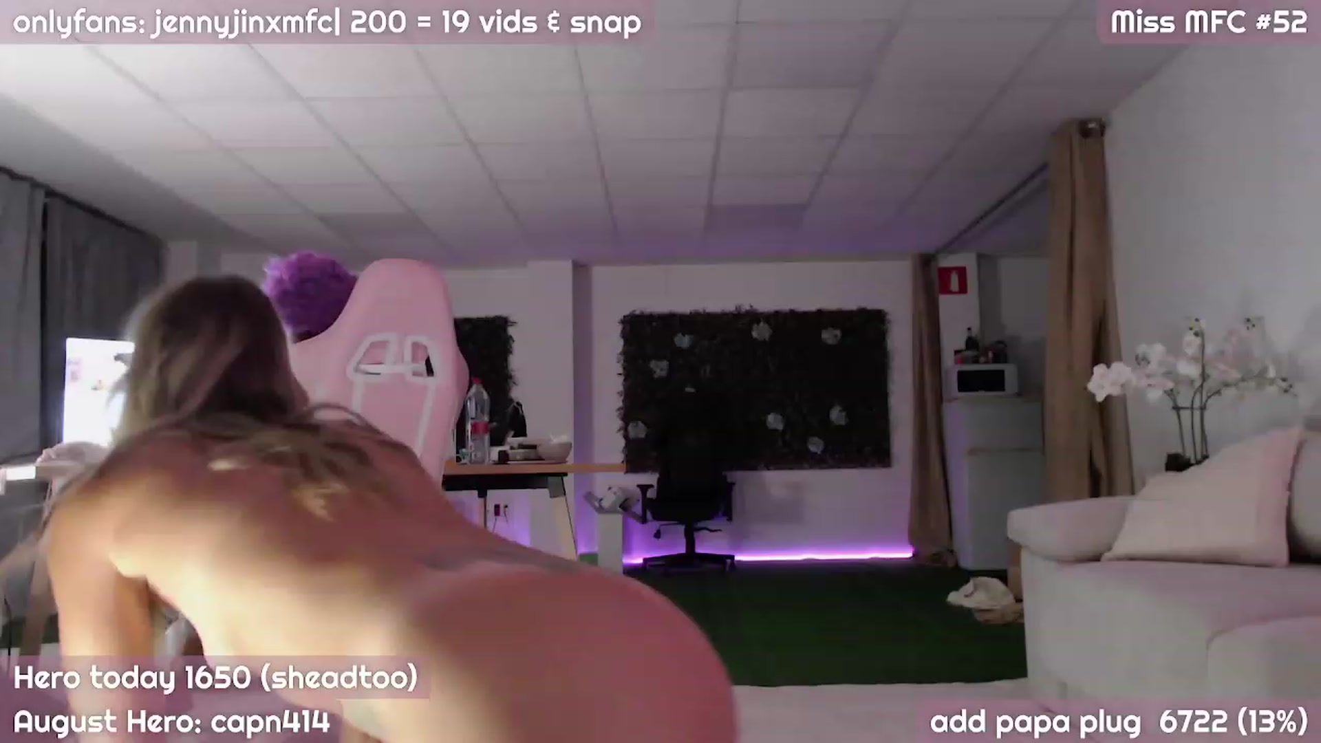 Gallery image thumbnail from JennyJinx's myfreecams stream on, 08/20/2023, 21:35 image 17 of 20