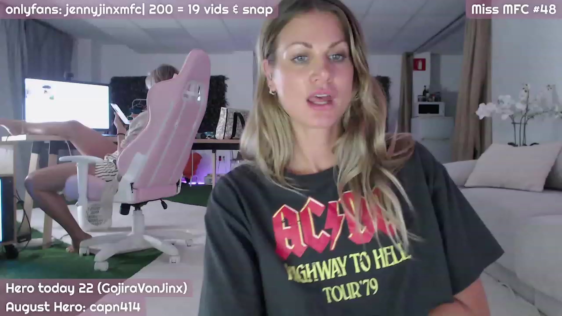 Gallery image thumbnail from JennyJinx's myfreecams stream on, 08/21/2023, 22:08 image 9 of 20