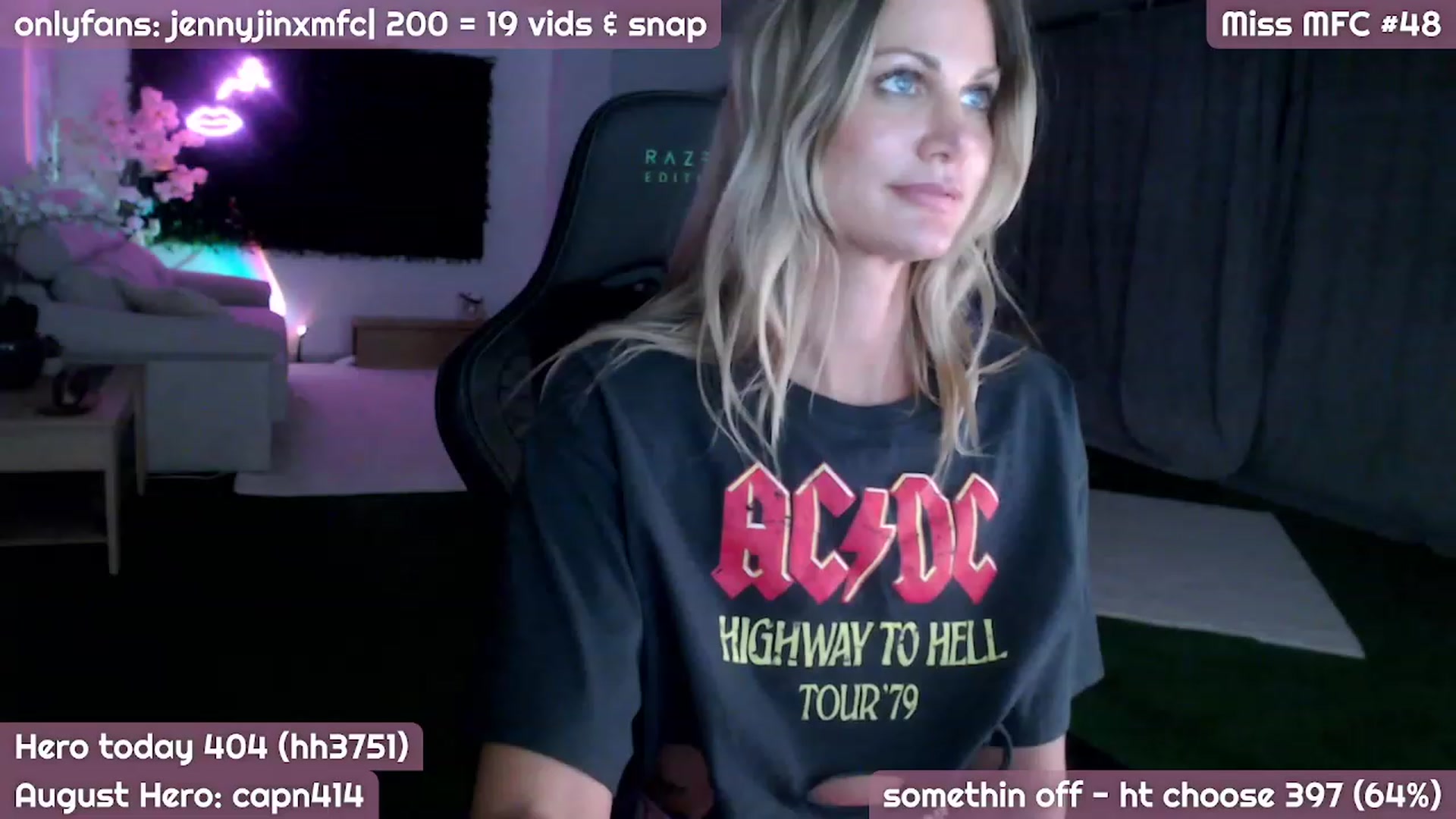 Gallery image thumbnail from JennyJinx's myfreecams stream on, 08/22/2023, 24:36 image 13 of 20