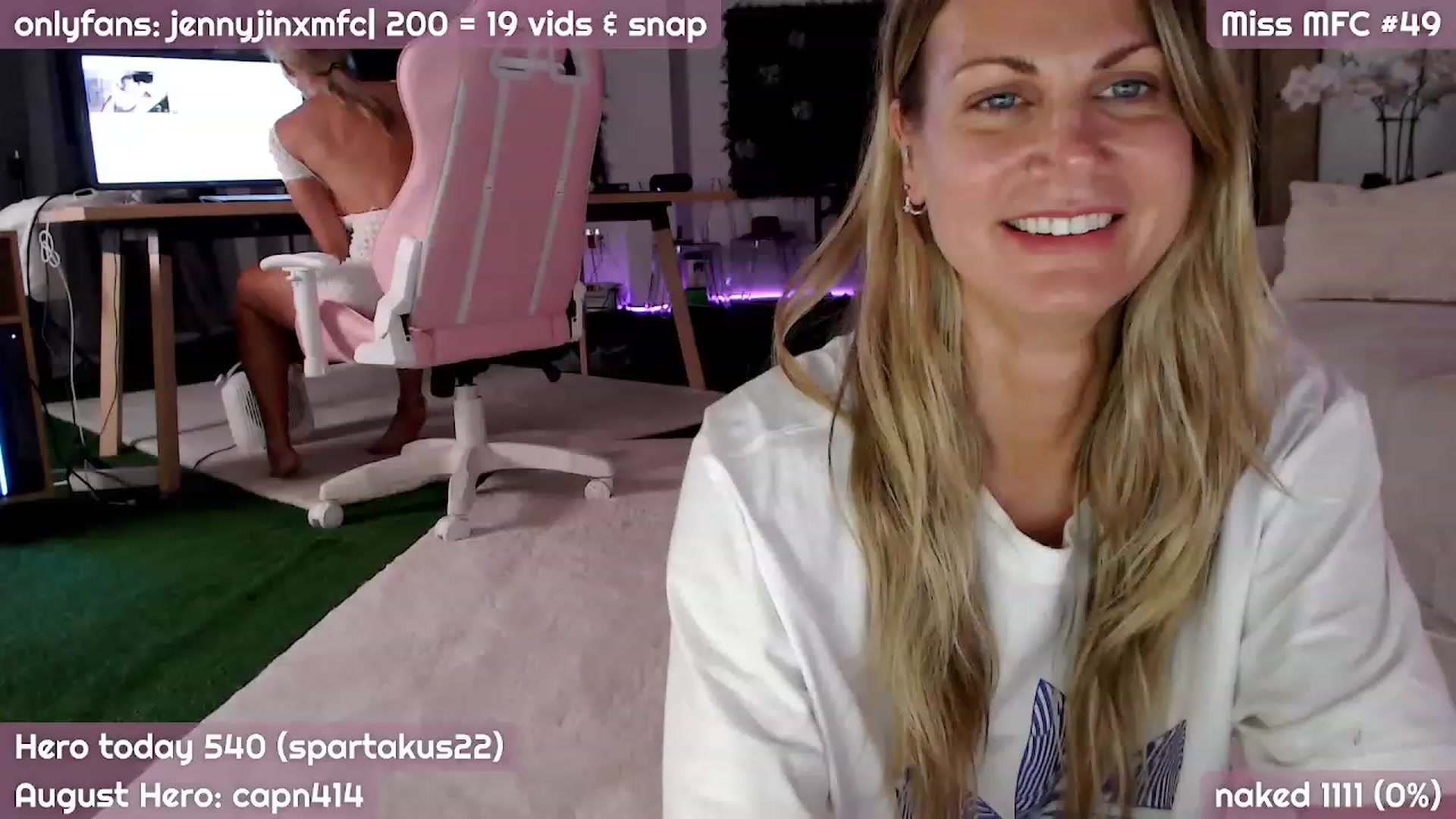 Gallery image thumbnail from JennyJinx's myfreecams stream on, 08/22/2023, 21:30 image 8 of 20