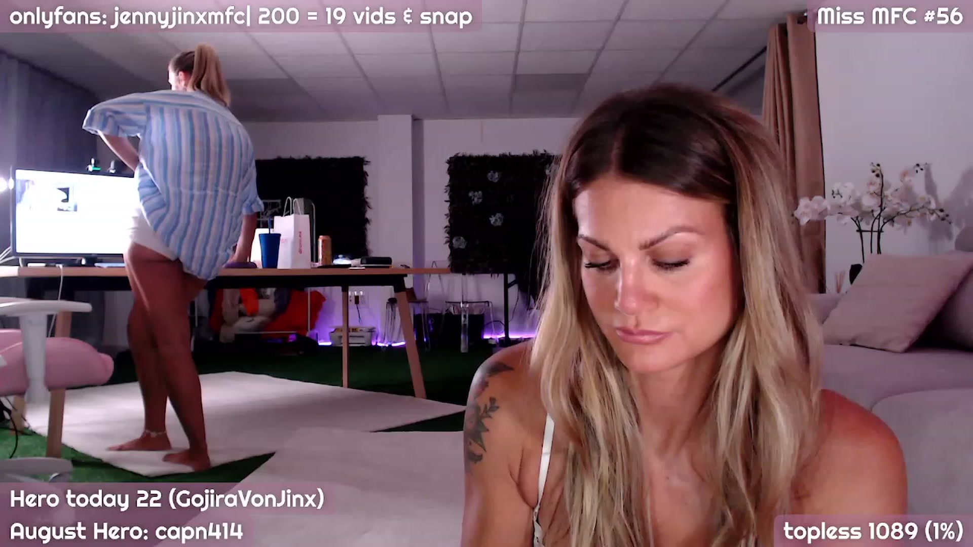 Gallery image thumbnail from JennyJinx's myfreecams stream on, 08/25/2023, 19:59 image 4 of 20