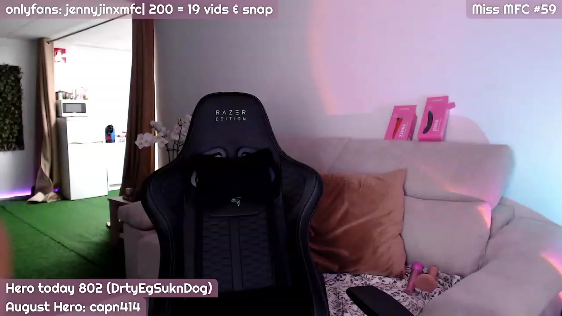 Gallery image thumbnail from JennyJinx's myfreecams stream on, 08/27/2023, 24:01 image 1 of 20