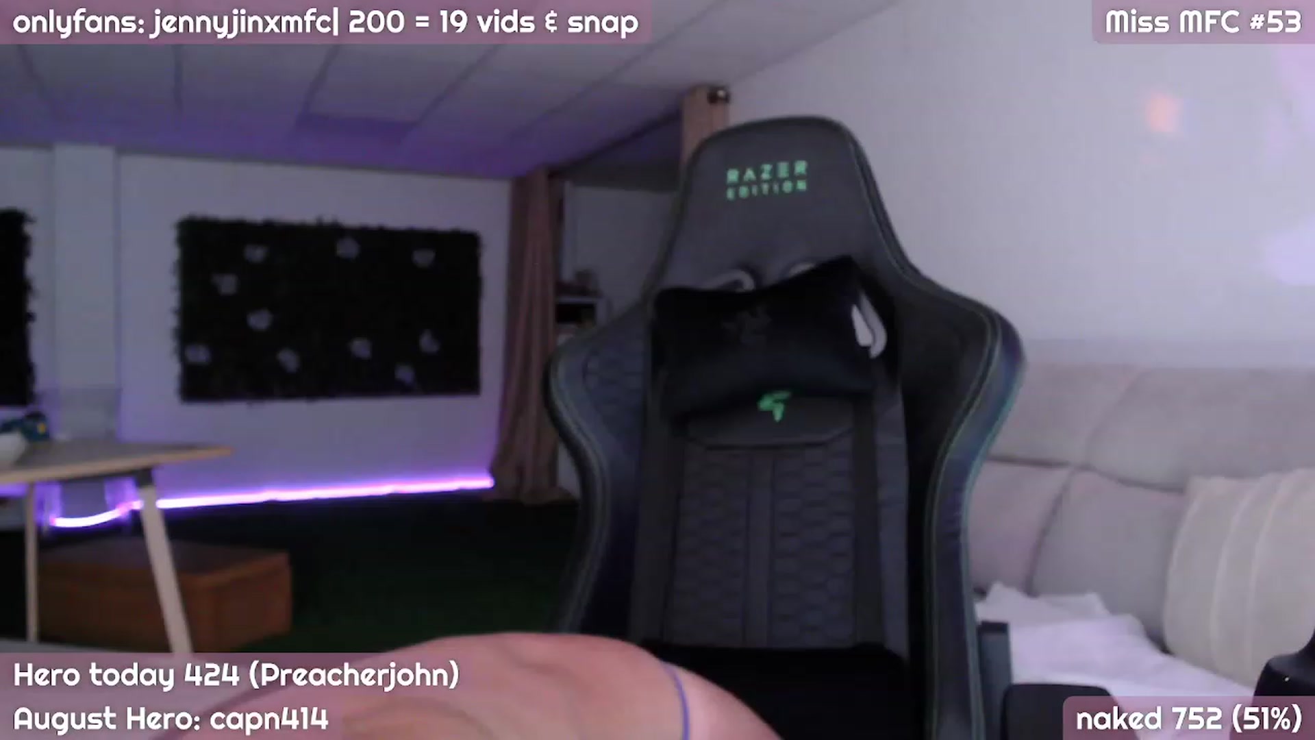Gallery image thumbnail from JennyJinx's myfreecams stream on, 08/27/2023, 23:30 image 12 of 20