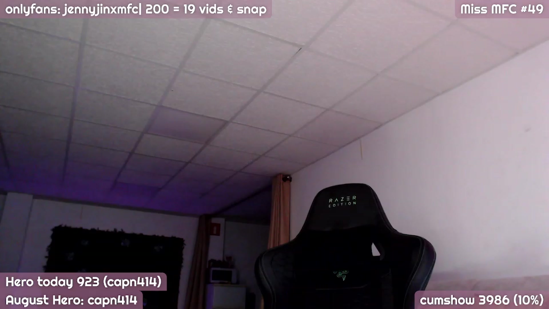Gallery image thumbnail from JennyJinx's myfreecams stream on, 08/30/2023, 01:14 image 13 of 20