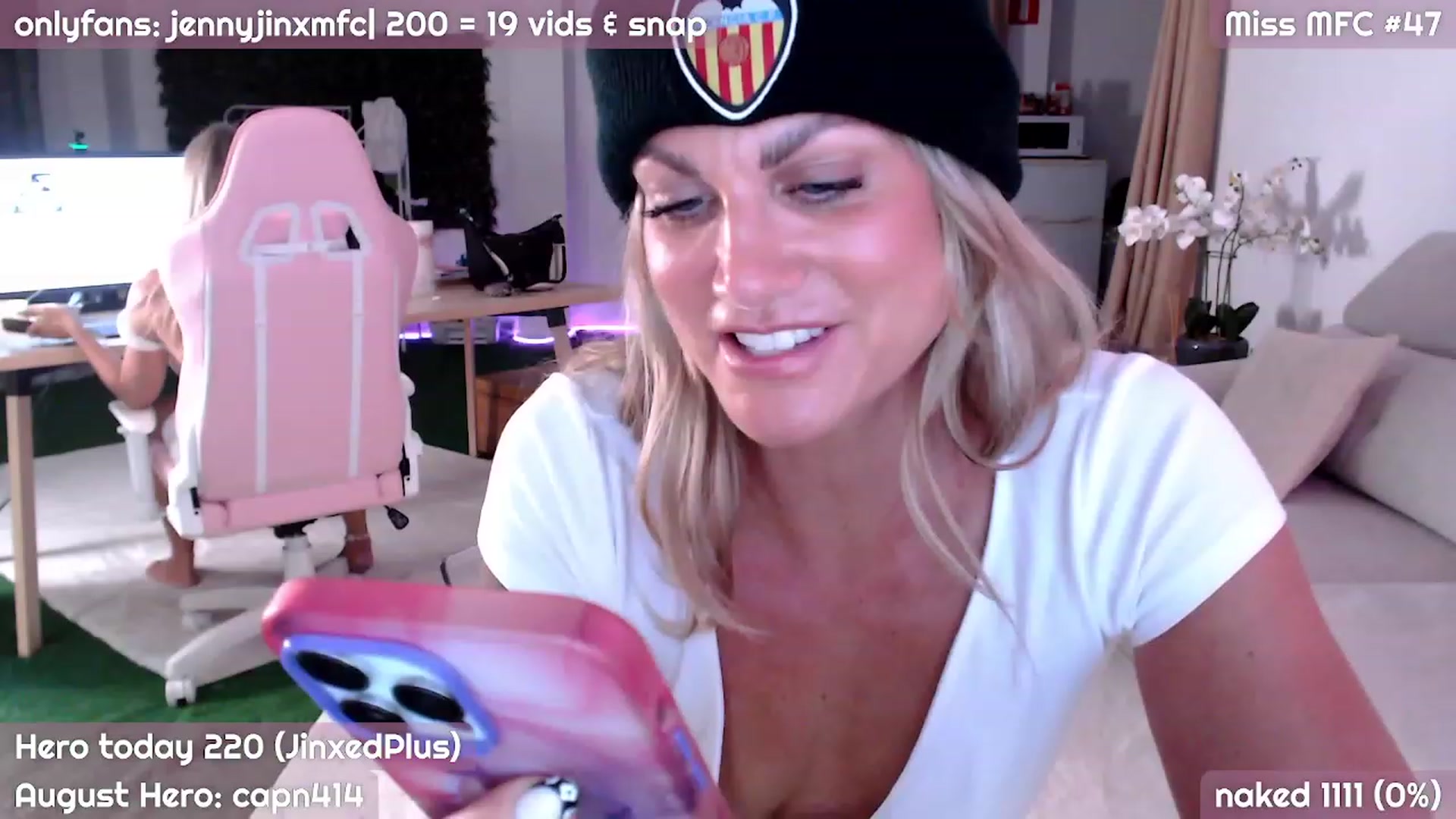 Gallery image thumbnail from JennyJinx's myfreecams stream on, 08/31/2023, 22:03 image 12 of 20