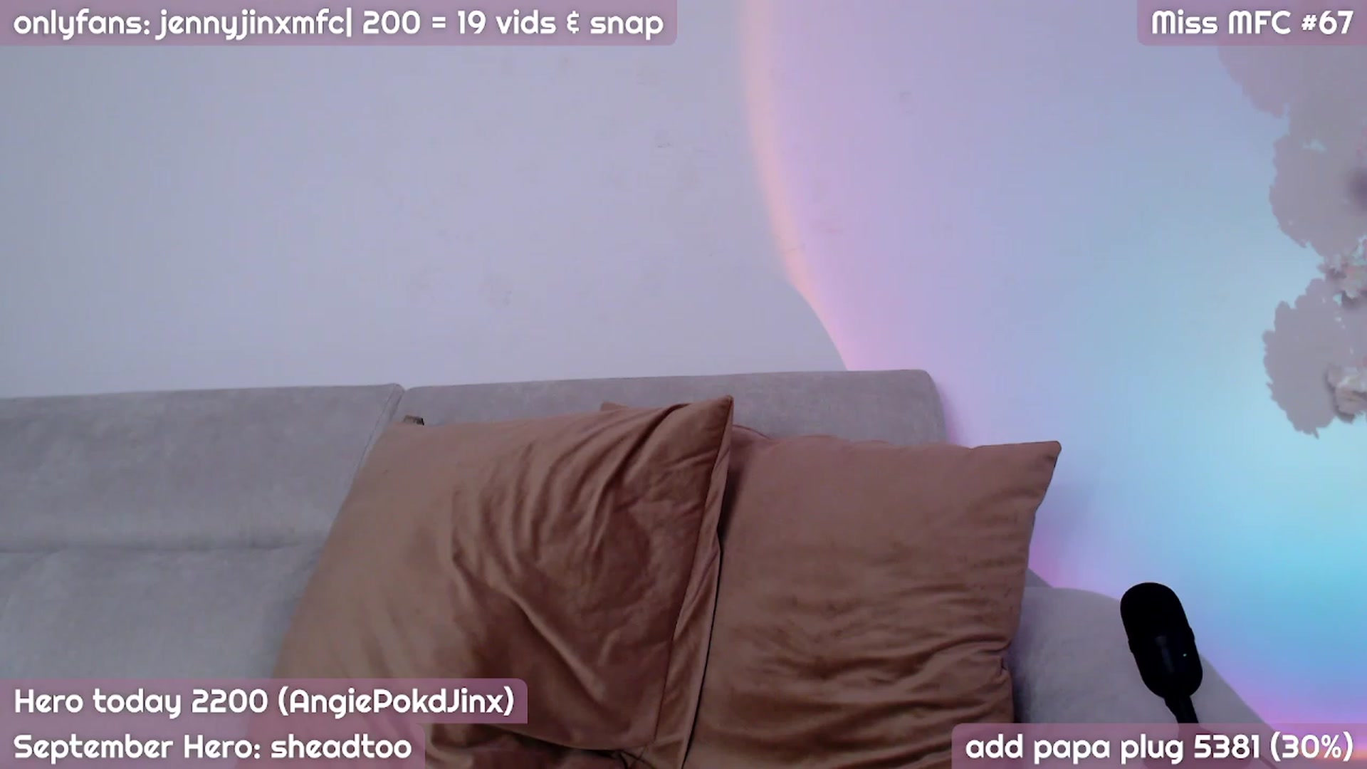 Gallery image thumbnail from JennyJinx's myfreecams stream on, 09/01/2023, 22:27 image 1 of 20
