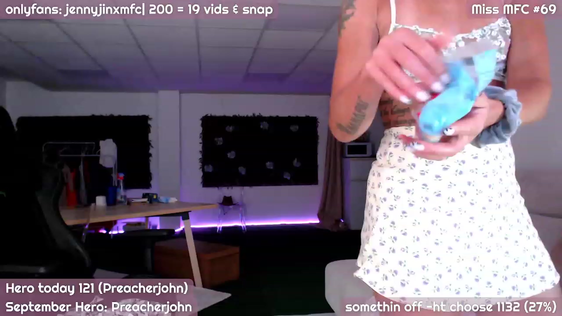 Gallery image thumbnail from JennyJinx's myfreecams stream on, 09/02/2023, 24:31 image 3 of 20