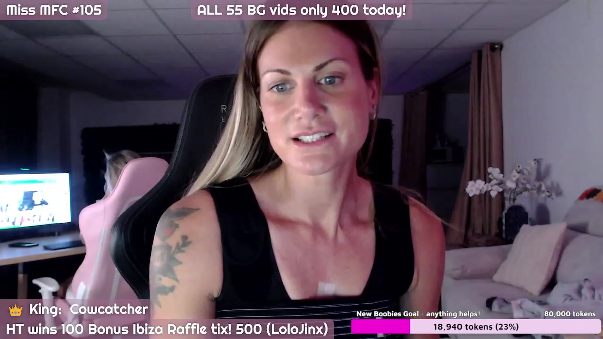 Gallery image thumbnail from JennyJinx's myfreecams stream on, 10/30/2023, 05:05 image 9 of 20