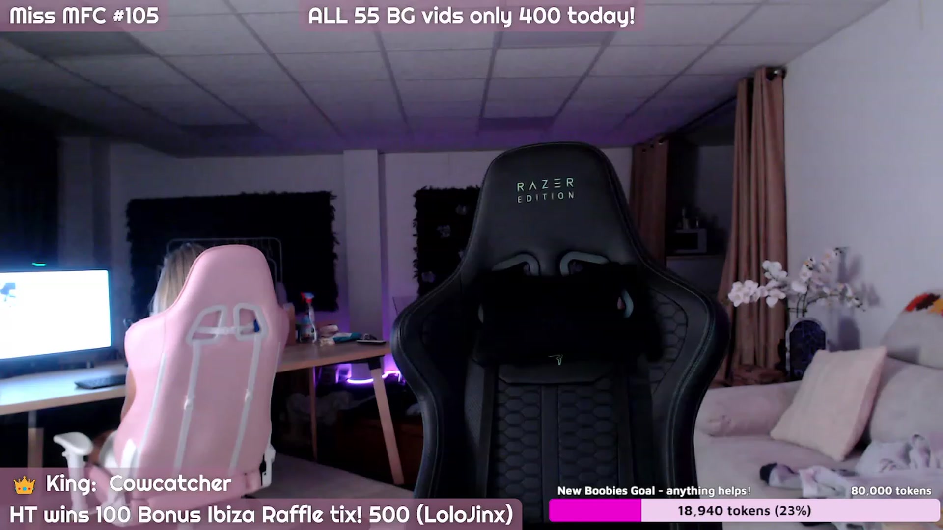 Gallery image thumbnail from JennyJinx's myfreecams stream on, 10/30/2023, 05:05 image 5 of 20