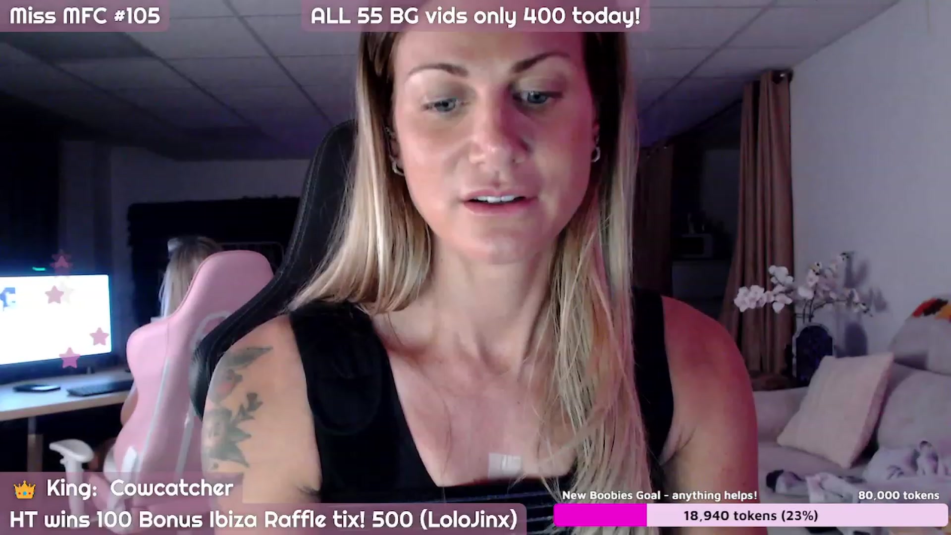 Gallery image thumbnail from JennyJinx's myfreecams stream on, 10/30/2023, 05:05 image 8 of 20