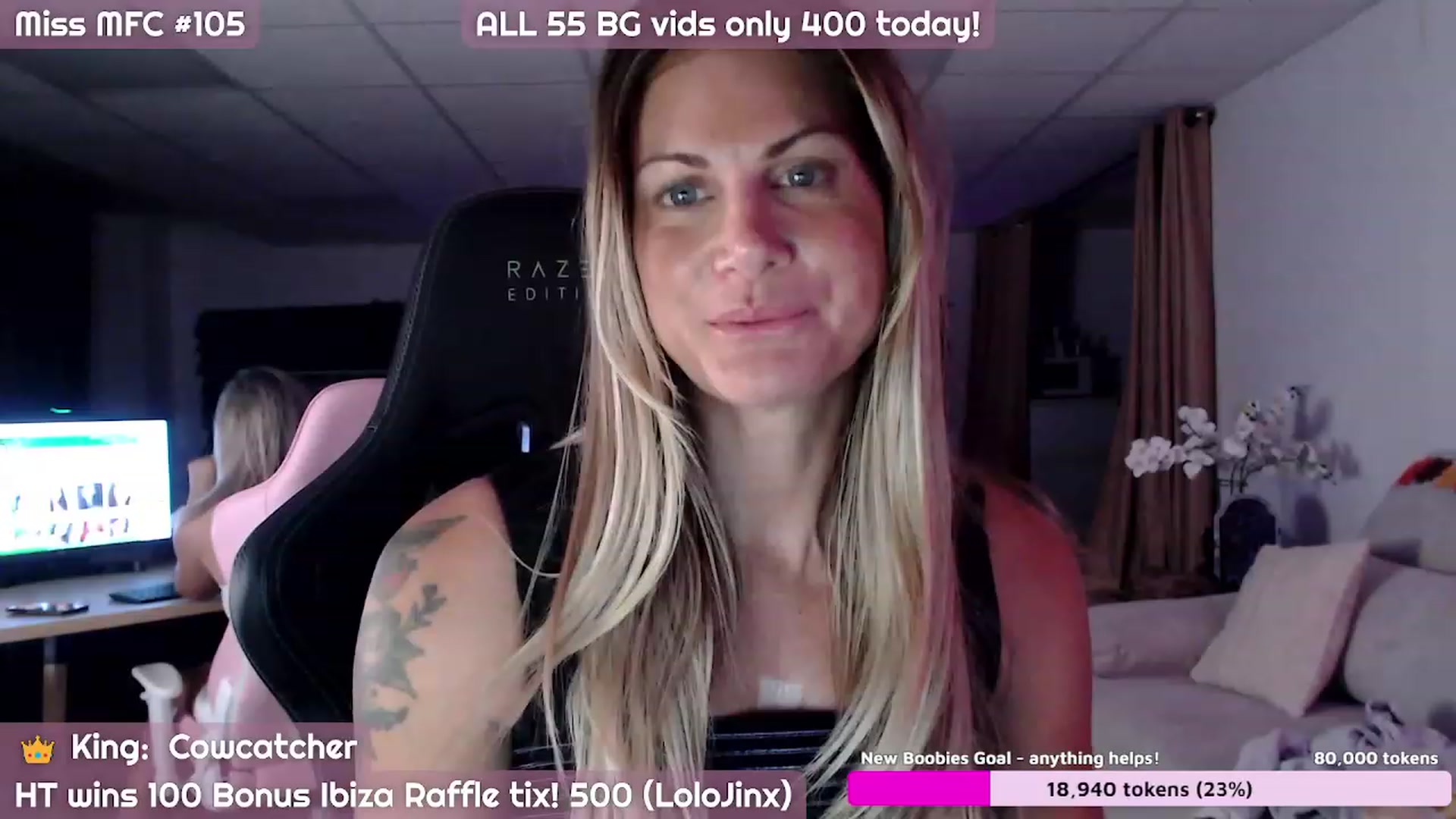 Gallery image thumbnail from JennyJinx's myfreecams stream on, 10/30/2023, 05:05 image 19 of 20
