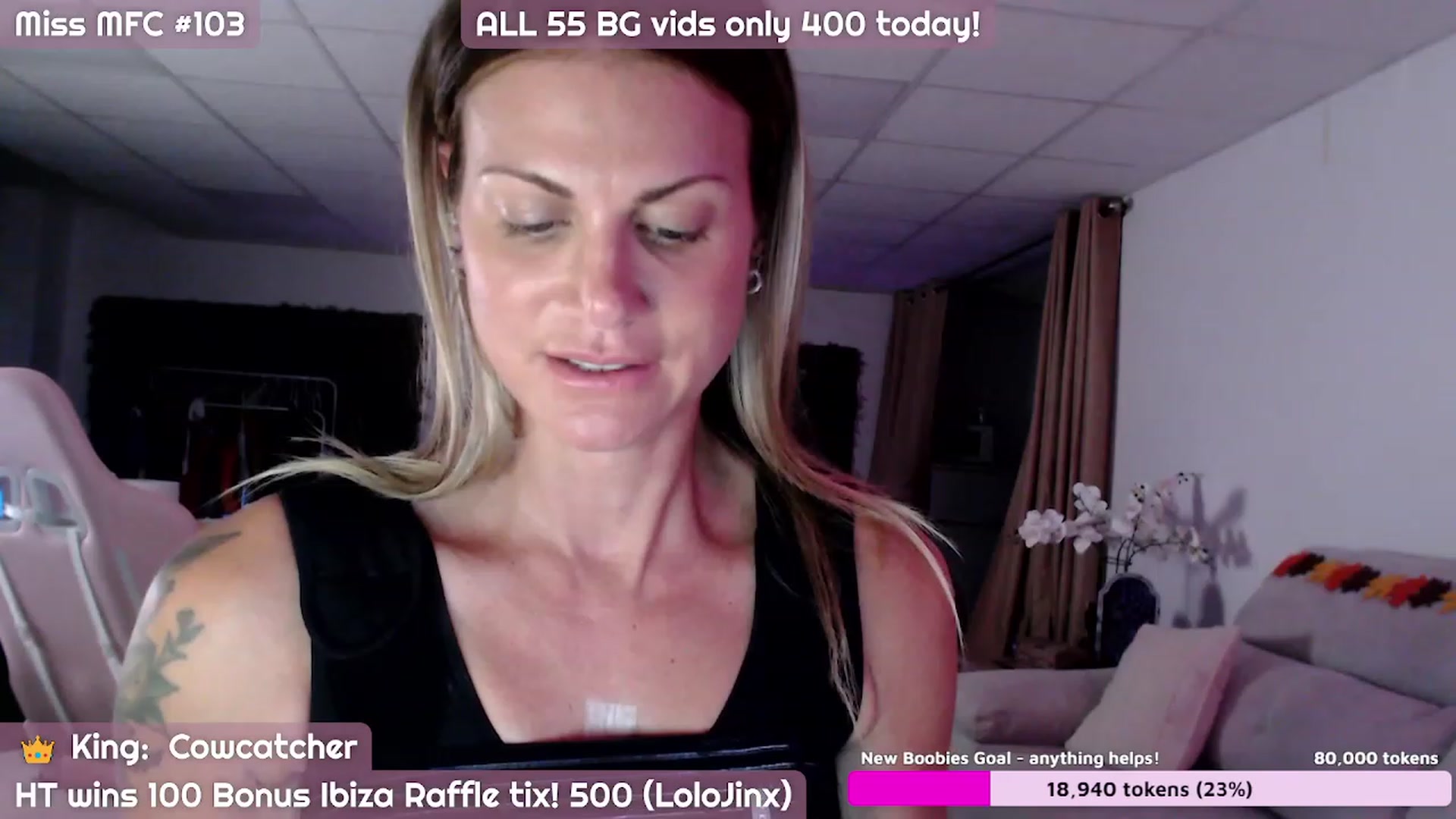 Gallery image thumbnail from JennyJinx's myfreecams stream on, 10/30/2023, 06:55 image 2 of 20