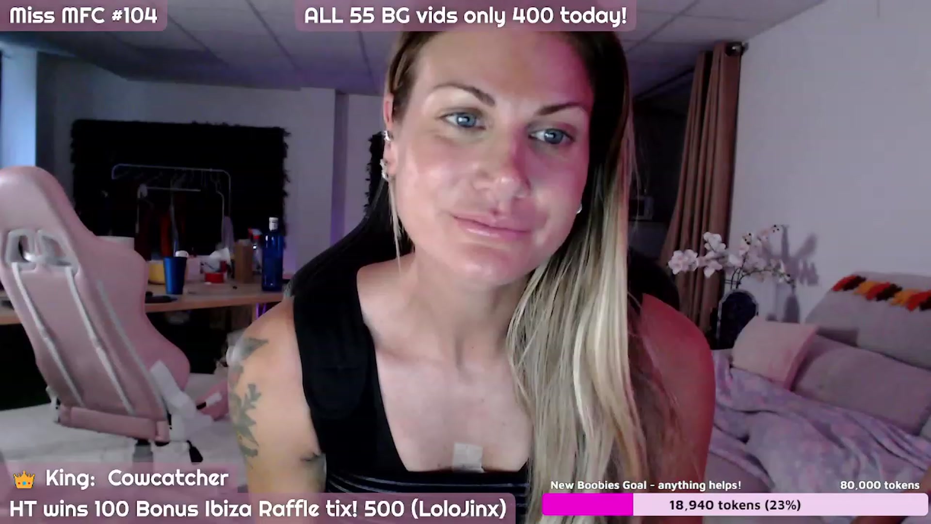 Gallery image thumbnail from JennyJinx's myfreecams stream on, 10/30/2023, 07:39 image 13 of 20