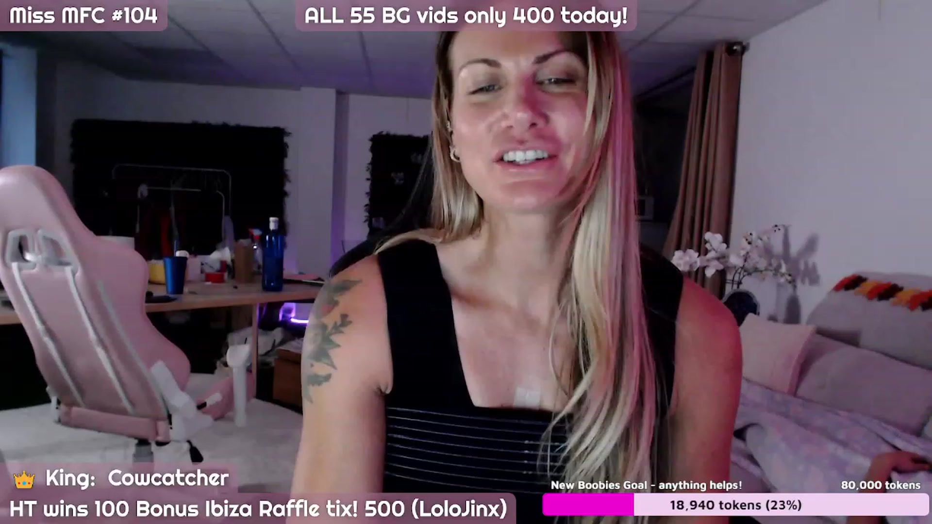 Gallery image thumbnail from JennyJinx's myfreecams stream on, 10/30/2023, 07:39 image 2 of 20