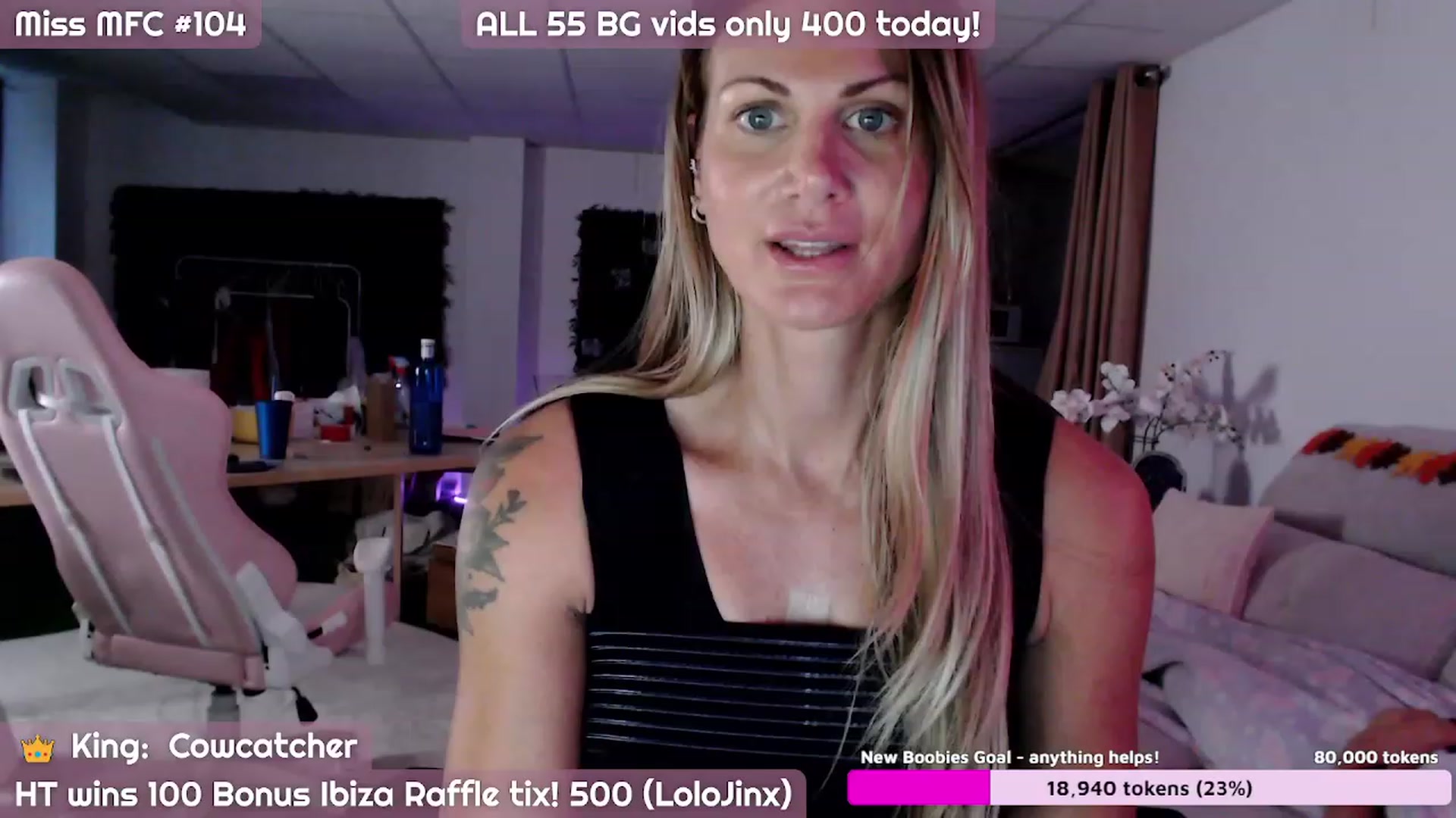 Gallery image thumbnail from JennyJinx's myfreecams stream on, 10/30/2023, 07:39 image 4 of 20