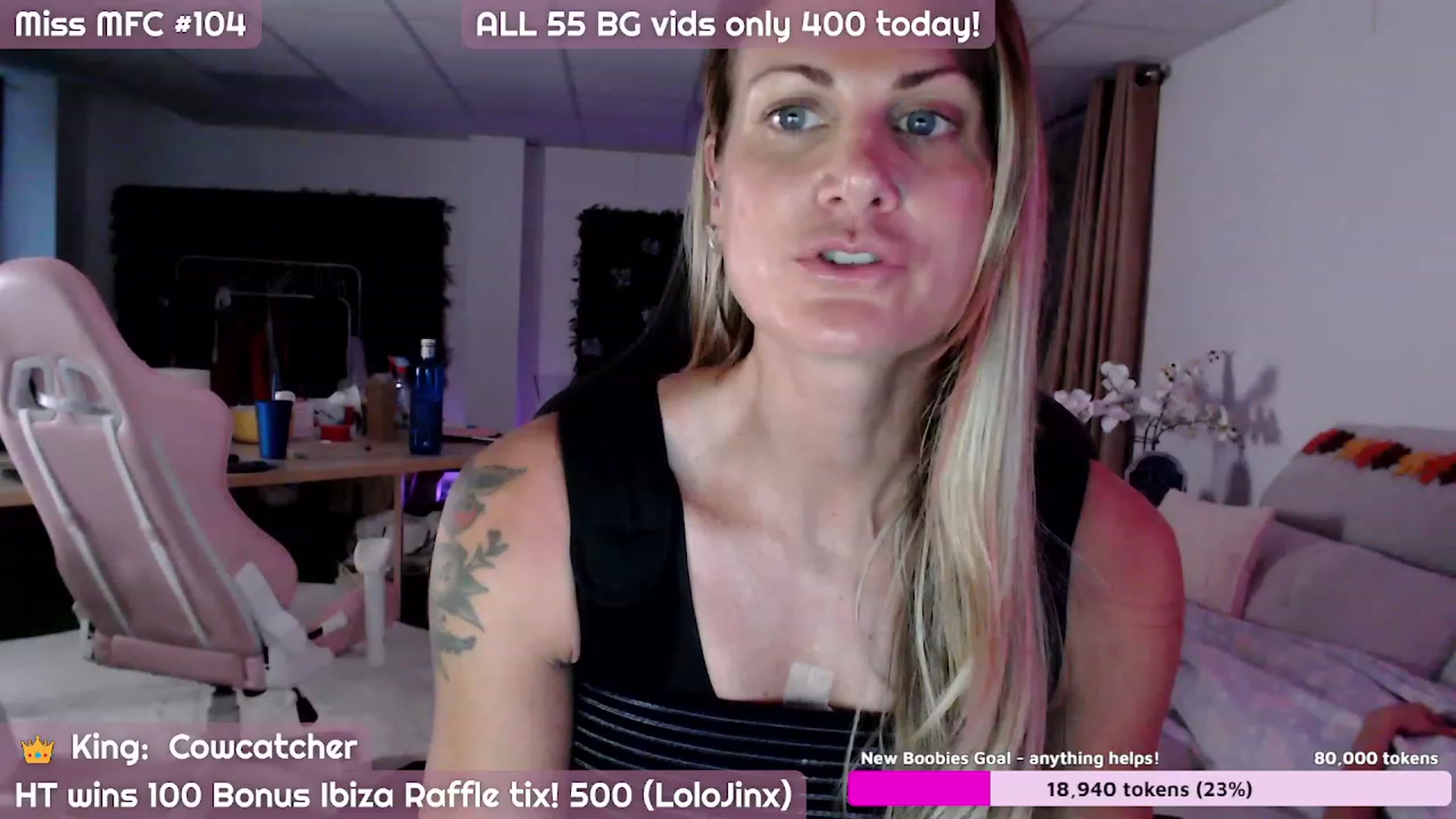 Gallery image thumbnail from JennyJinx's myfreecams stream on, 10/30/2023, 07:39 image 1 of 20