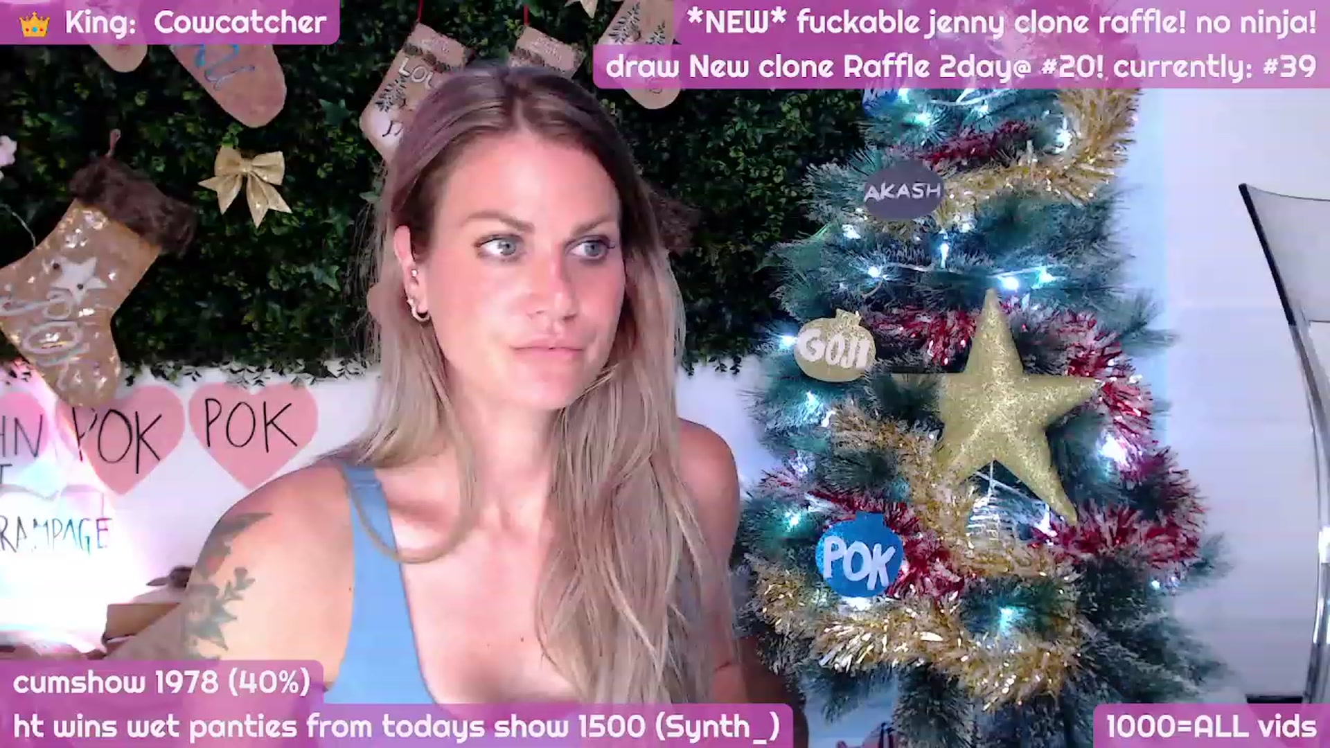 Gallery image thumbnail from JennyJinx's myfreecams stream on, 12/06/2023, 08:48 image 14 of 20