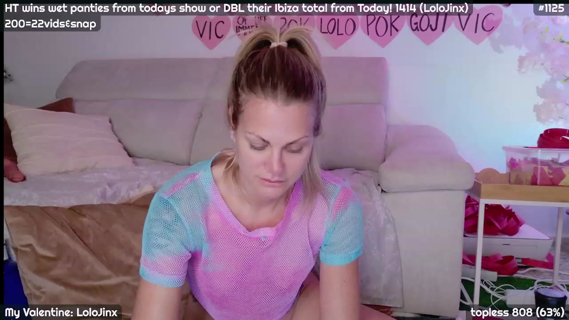 Gallery image thumbnail from JennyJinx's myfreecams stream on, 02/02/2024, 04:29 image 10 of 20