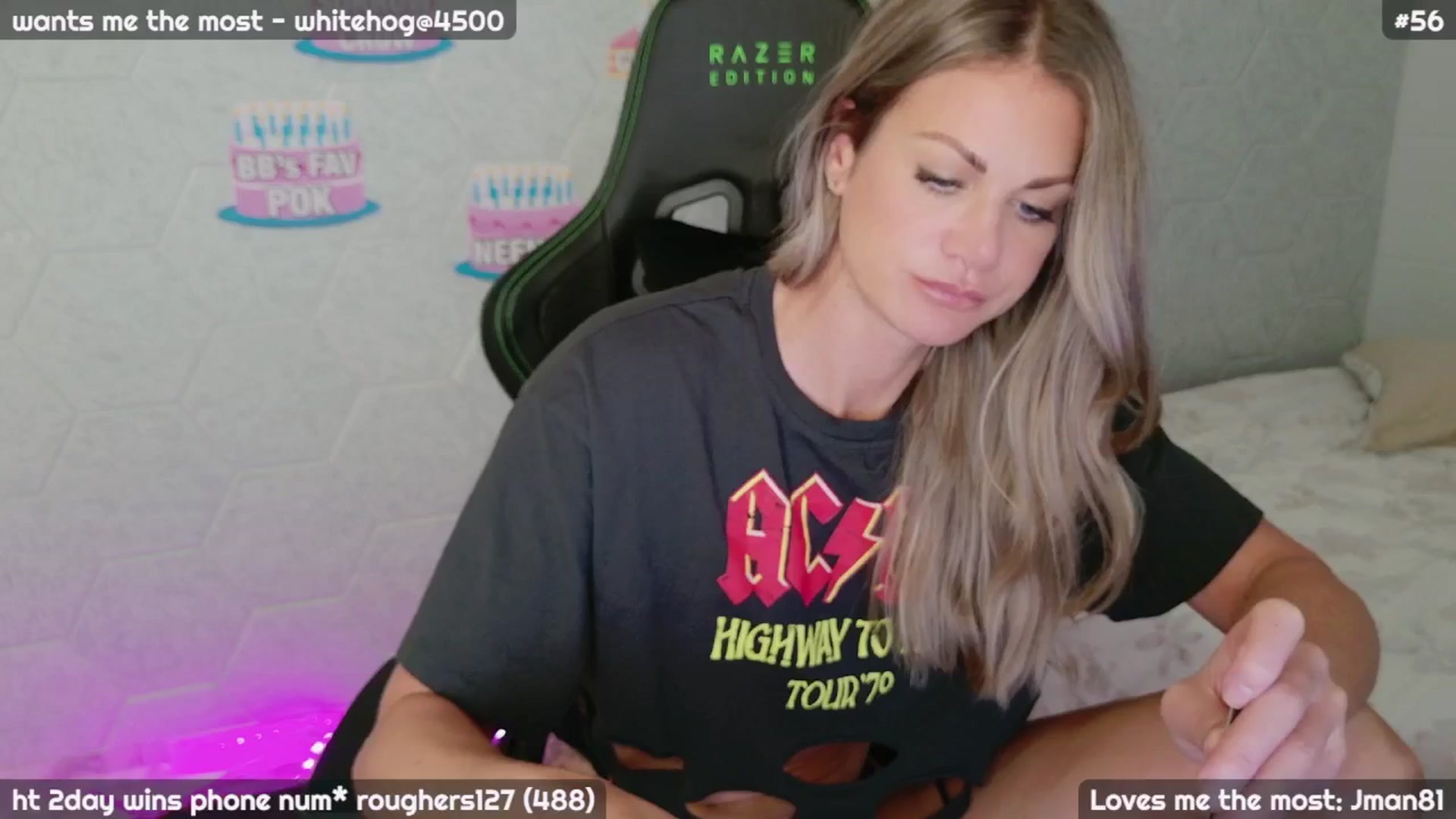 Gallery image thumbnail from JennyJinx's myfreecams stream on, 10/04/2024, 11:31 image 5 of 20