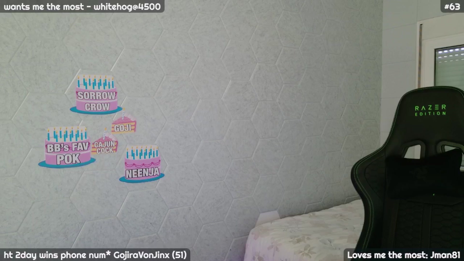 Gallery image thumbnail from JennyJinx's myfreecams stream on, 10/05/2024, 09:39 image 7 of 20