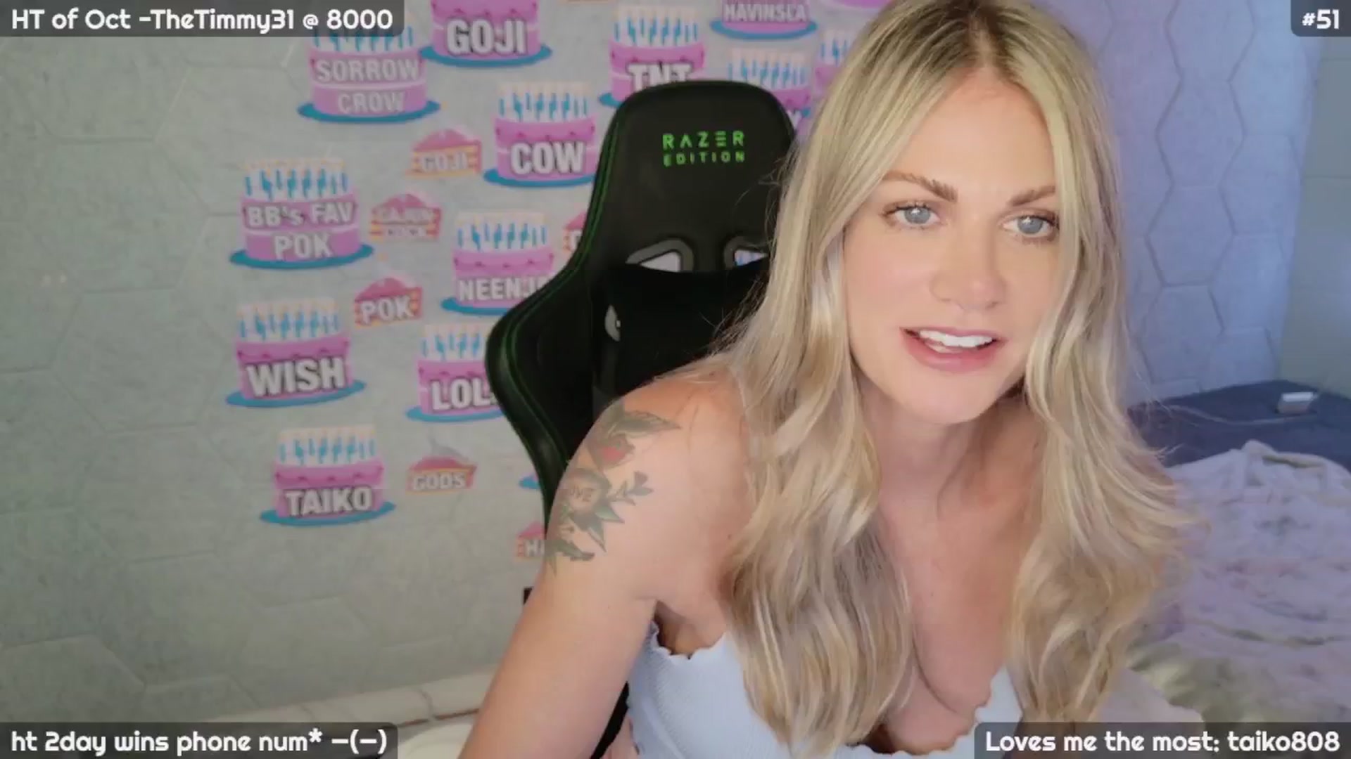 Gallery image thumbnail from JennyJinx's myfreecams stream on, 10/26/2024, 24:00 image 7 of 20