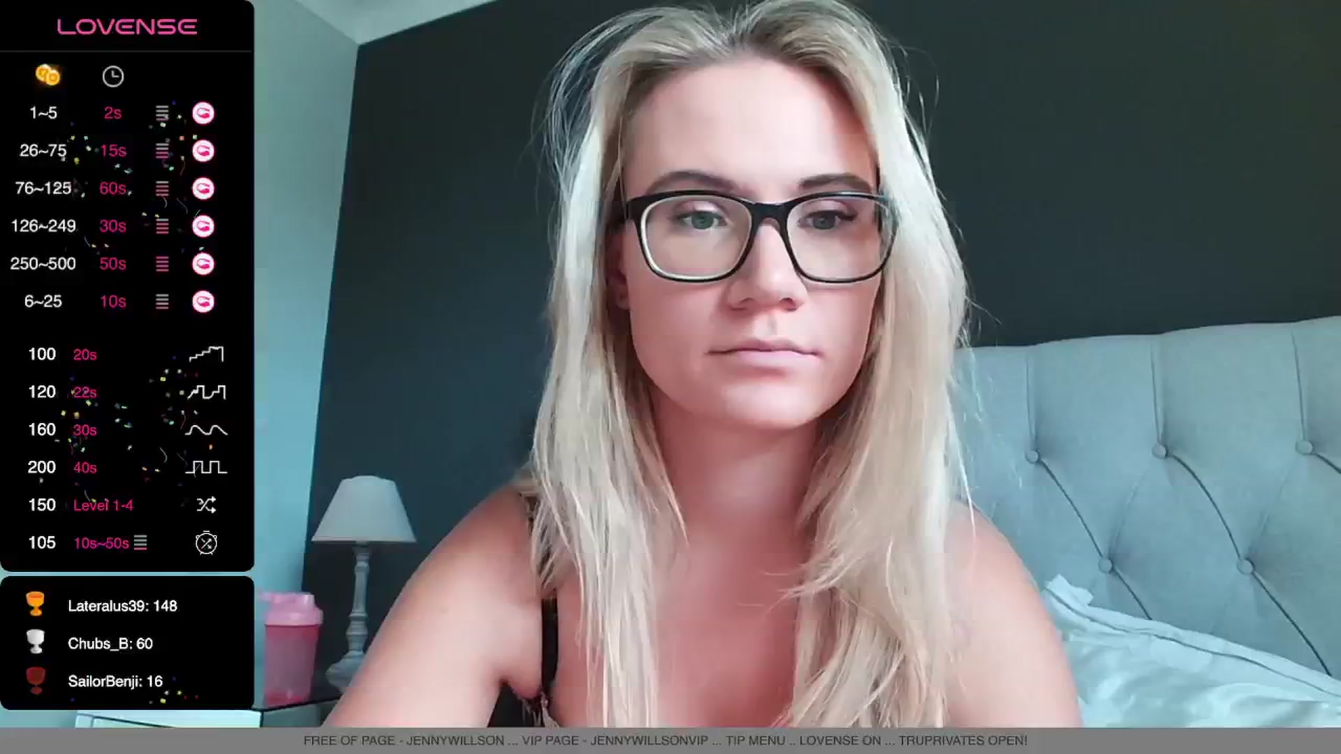 Gallery image thumbnail from JennyWillson's myfreecams stream on, 10/08/2024, 11:40 image 14 of 20